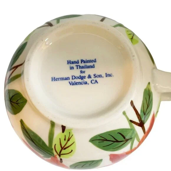 Herman Dodge and Son Hand Painted Black Cat Tea Pot & Cup - Picture 6 of 12